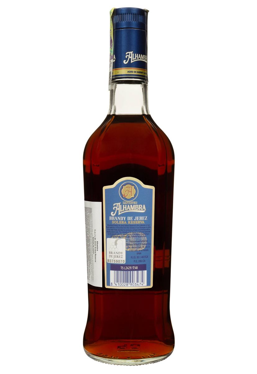 Бренді Alhambra de Jerez Solera Reserva 0.7 л
