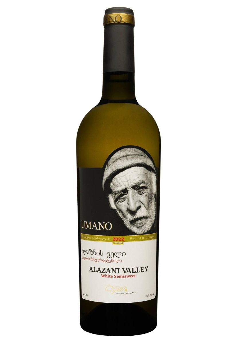 Вино Umano Alazani Valley white Белое Полусладкое 0.75 л