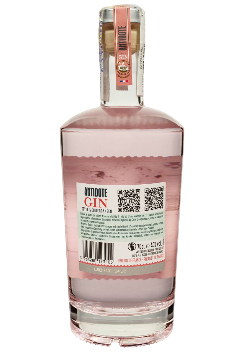 Джин Antidote Style Mediterraneen Rose 0.7 л