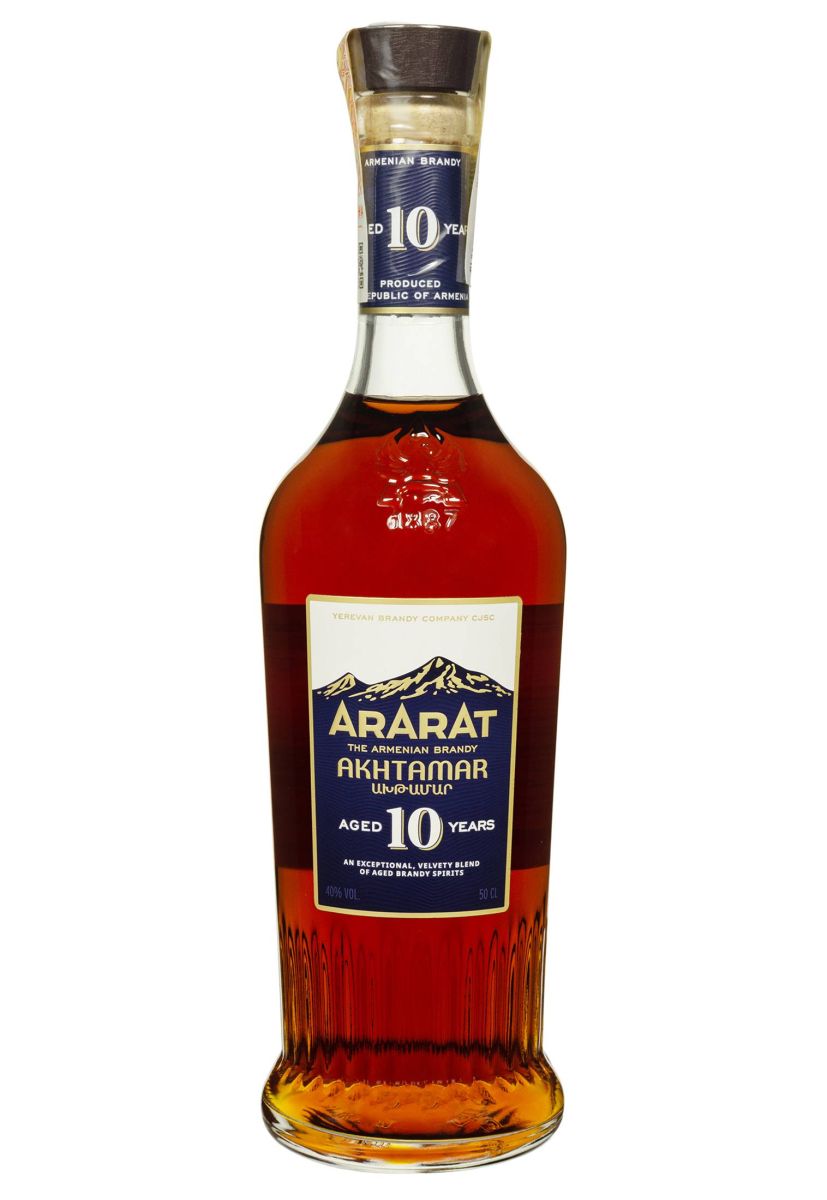 Бренди АрАрАт Ахтамар 10 лет в коробке 0.5 л