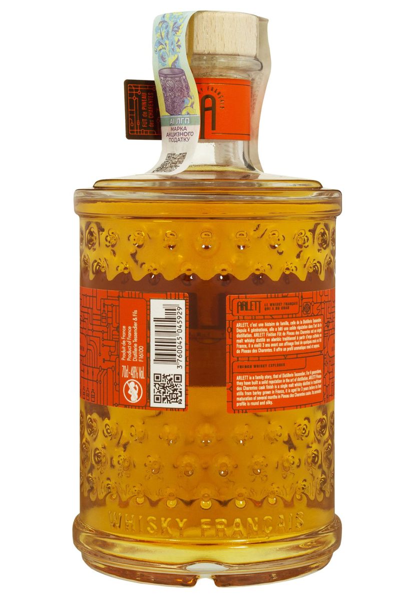 Виски Arlett Single Malt FFD Pineau Des Charentes в коробке 0,7 л