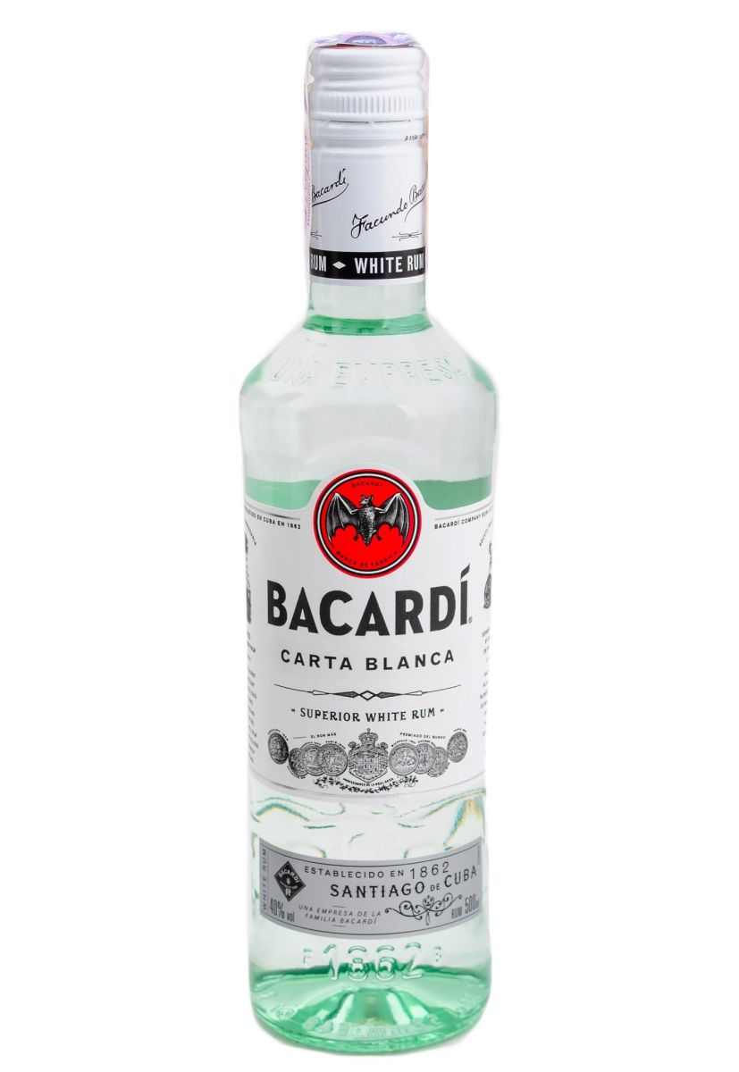 Ром Bacardi Carta Blanca 40% 0,5 л