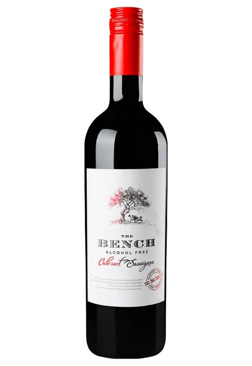 Вино безалкогольное The Bench Cabernet Sauvignon полусухое красное 0% 0.75 л