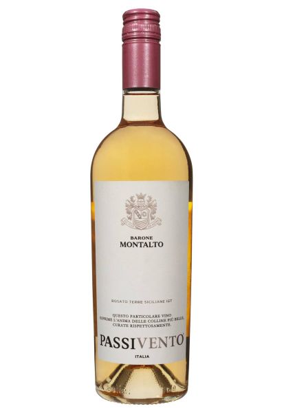 Вино Вино Baron Montalto Passivento Terre Siciliane IGP Рожеве Напівсухе 0.75 л