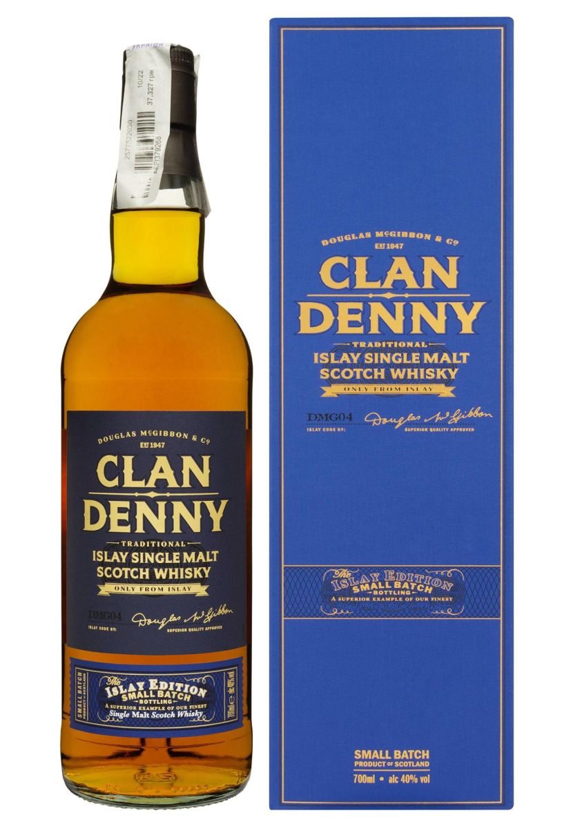 Віскі Clan Denny Islay Single Malt 0.7 л