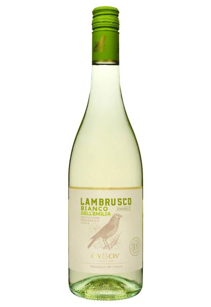 Вино игристое Civ&Civ Lambrusco dell'emilia Bianco Amabile 0.75 л