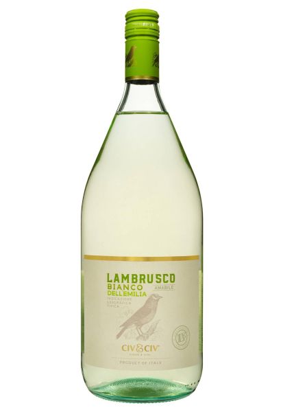 Вино игристое Civ&Civ Lambrusco dell'emilia Bianco Amabile 1.5 л