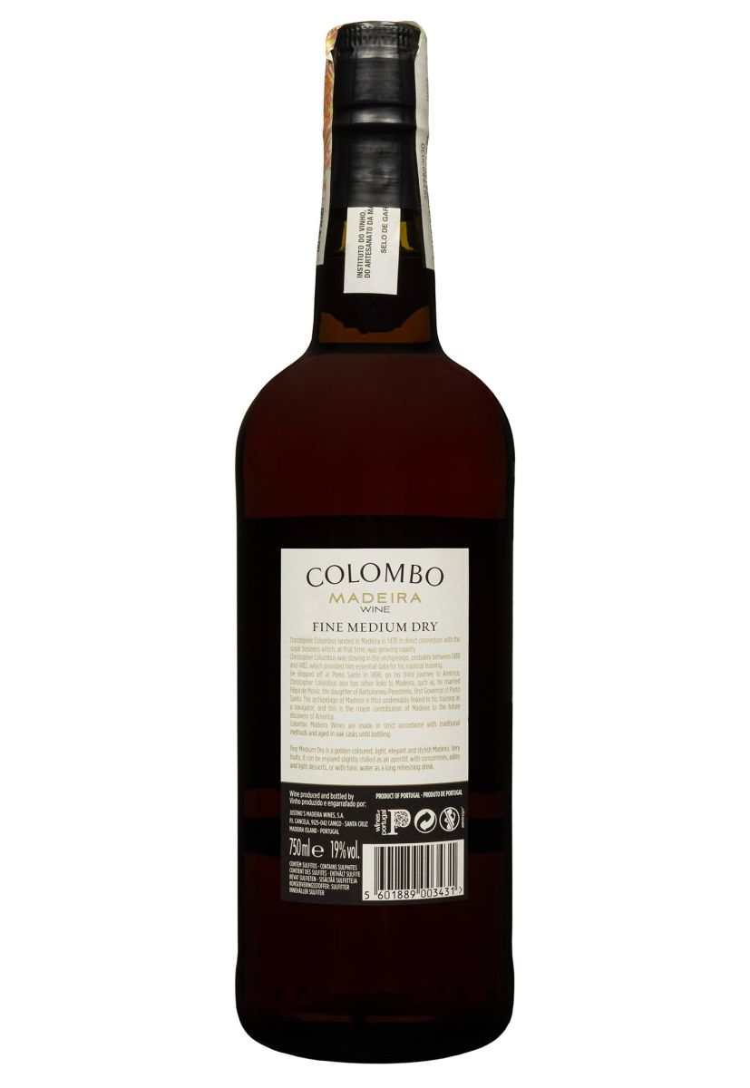 Вино Colombo Madeira Medium Dry 0.75 л