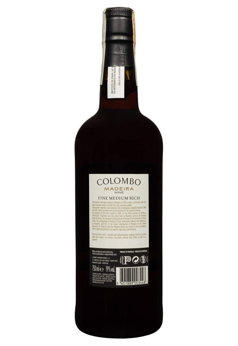 Вино Colombo Madeira Medium Rich 0.75 л