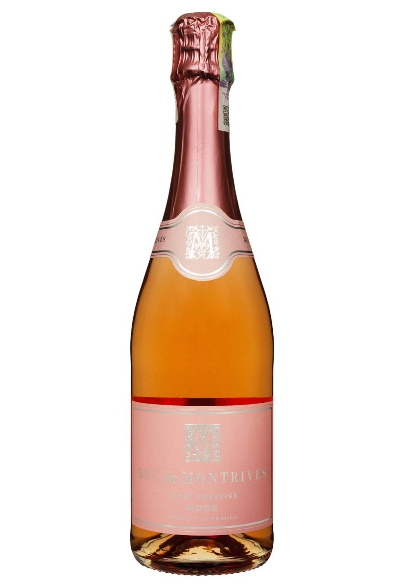 Вино игристое Duc de Montrives Cuvee Prestige Rose Sec Розовое Сухое 0.75 л