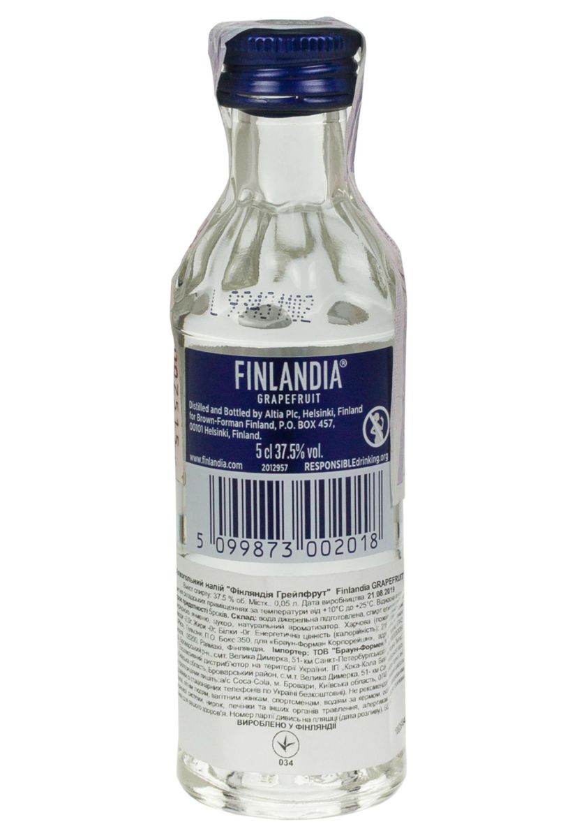 Водка Finlandia Grapefruit 0.05 л