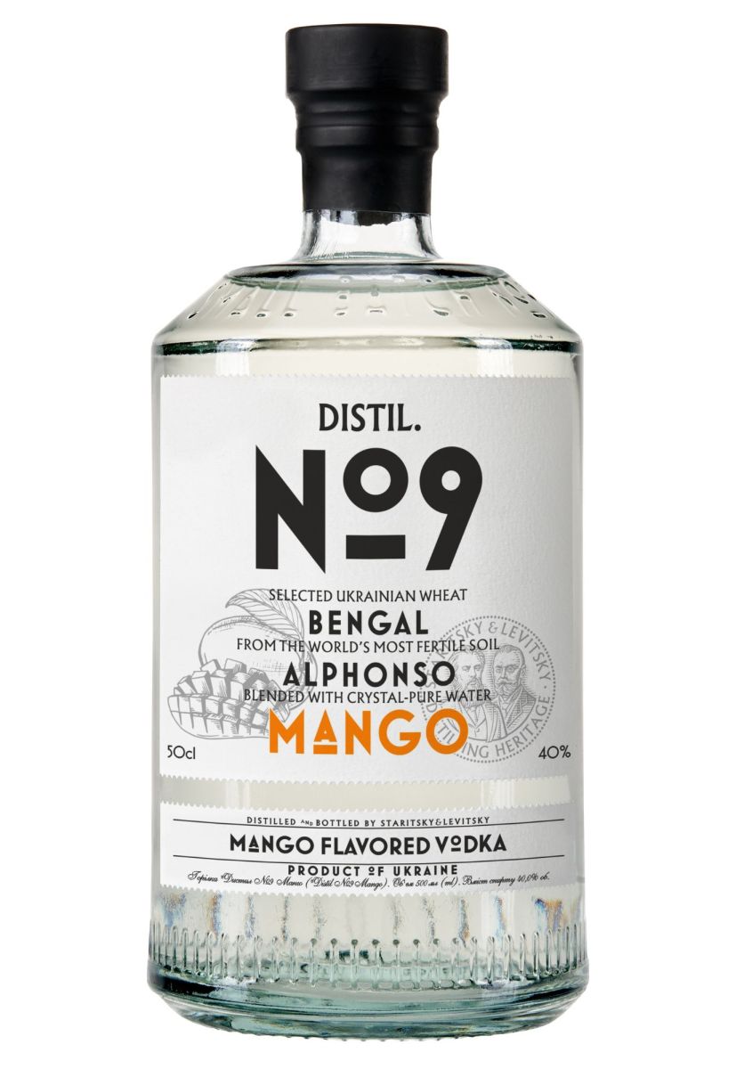 Водка Distil №9 Mango 0.5 л