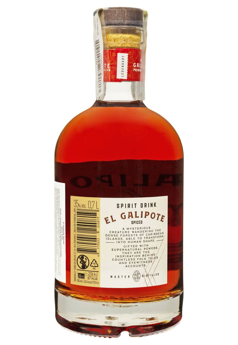 Ром El Galipote Spiced 0.7 л
