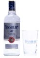 Набор джин Finbury Platinum + стакан 380 мл 47% 0,7 л