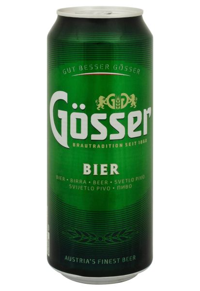 Пиво Gösser светлое ж/б 0.5 л