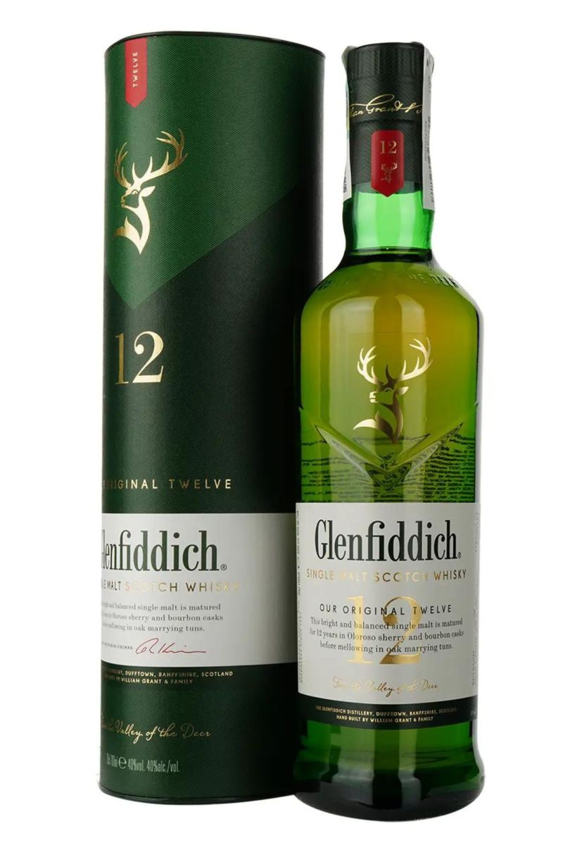 Віскі Glenfiddich 12 yo Single Malt Scotch Whisky 0.7 л