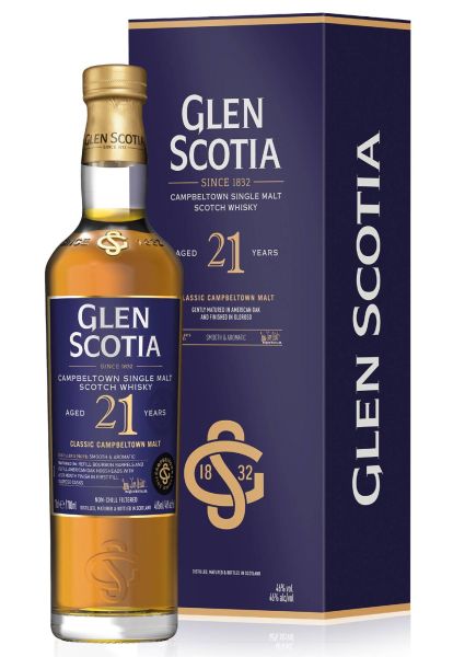Виски Glen Scotia 21 год в коробке 0.7 л