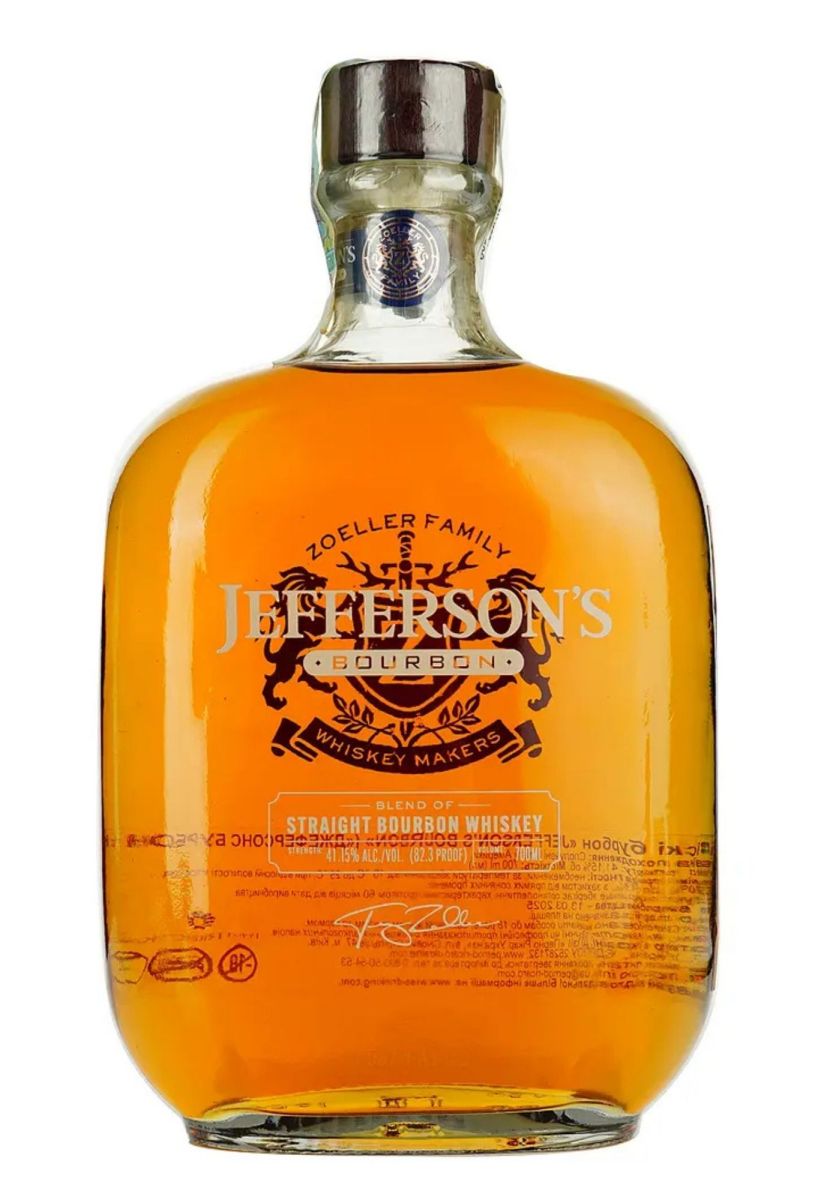 Виски бурбон Jefferson's Bourbon 41.15% 0.7 л
