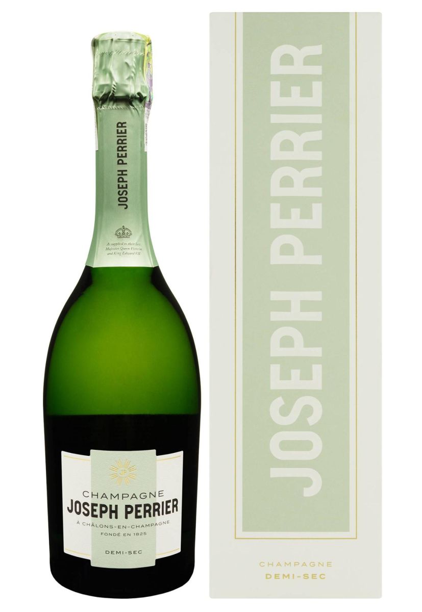 Шампанское Joseph Perrier Cuvee Royale Demi-Sec Белое Полусухое в коробке 0.75 л