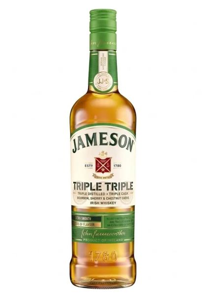 Виски Jameson Triple Triple 40% 0.7 л
