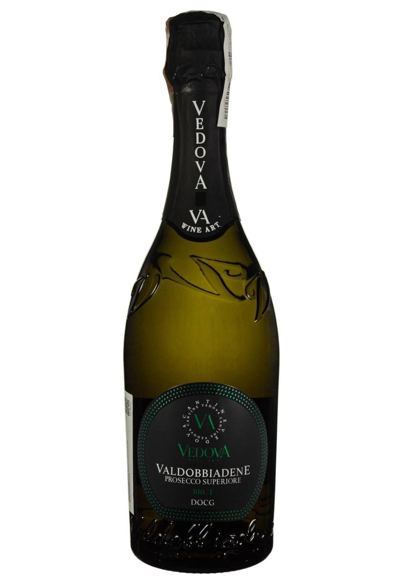 Вино ігристе Vedova Valdobbiadene Prosecco Superiore Brut 0.75 л