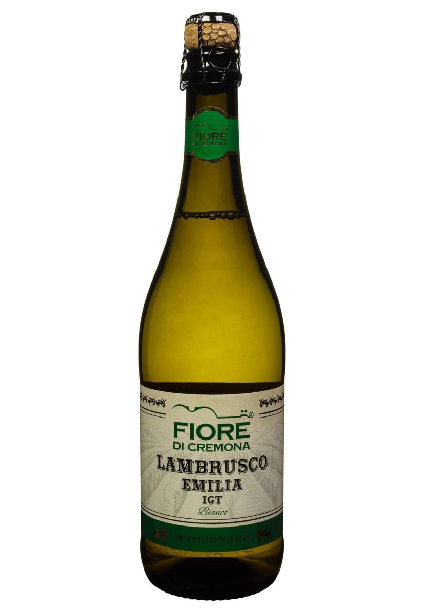 Вино Игристое Lambrusco Dell`Emilia IGT Fiore di Cremona Bianco 0.75 л
