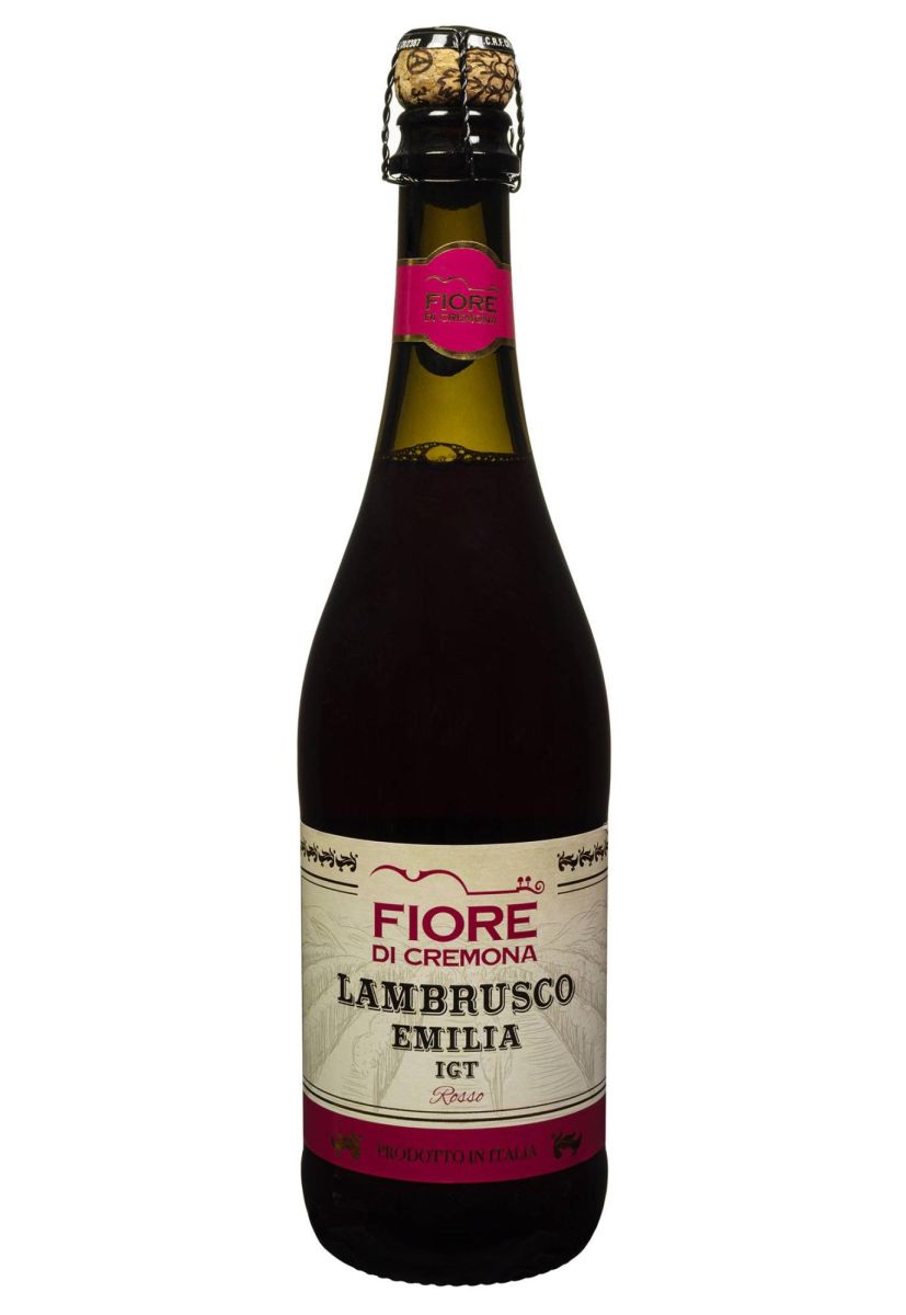 Вино Игристое Lambrusco Dell`Emilia IGT Fiore di Cremona Rosso 0.75 л