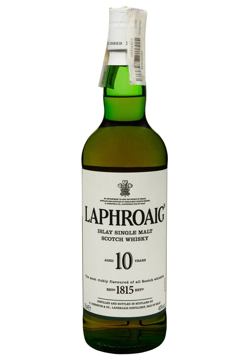 Віскі Laphroaig 10 років із келихом 40% 0,7 л