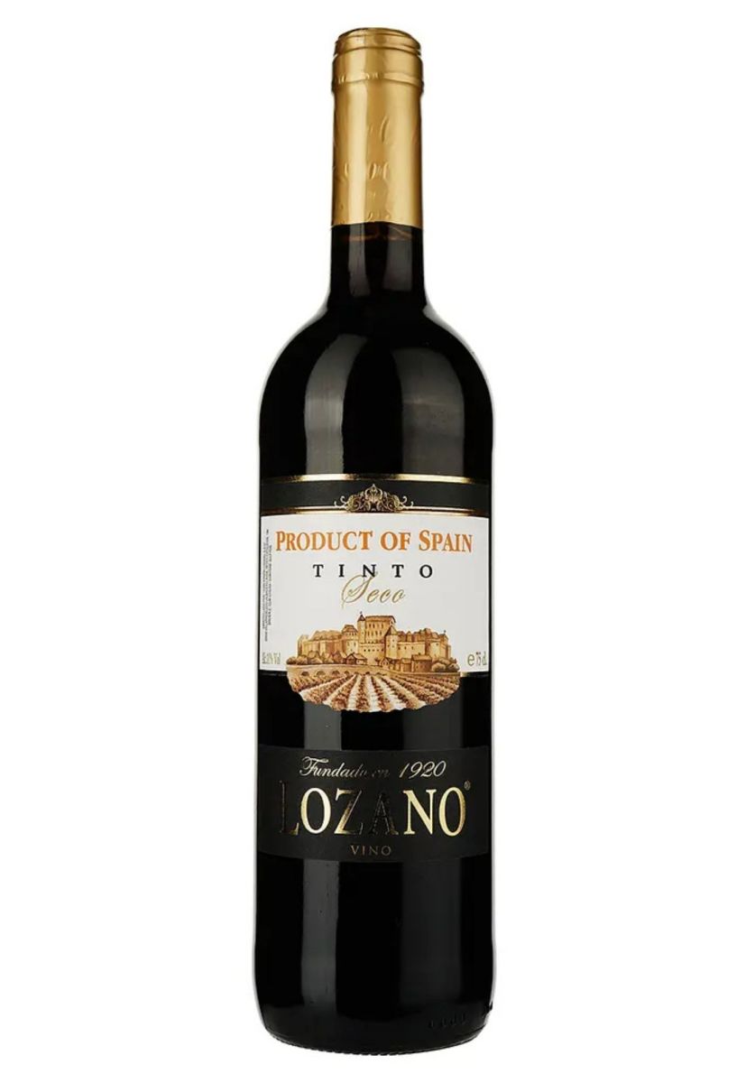 Вино Lozano Vino de Mesa красное сухое 11% 0,75 л