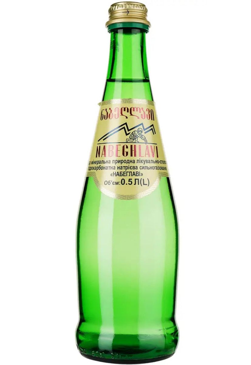 Мінеральна Вода Набеглаві газ (Cкло) 0.5 л