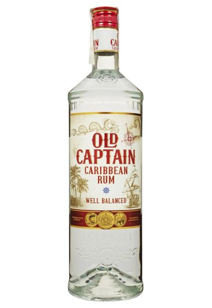 Ром Old Captain Caribbean White 1 л