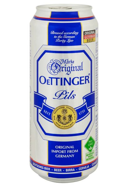 Пиво Oettinger Pils з/б 0.5 л