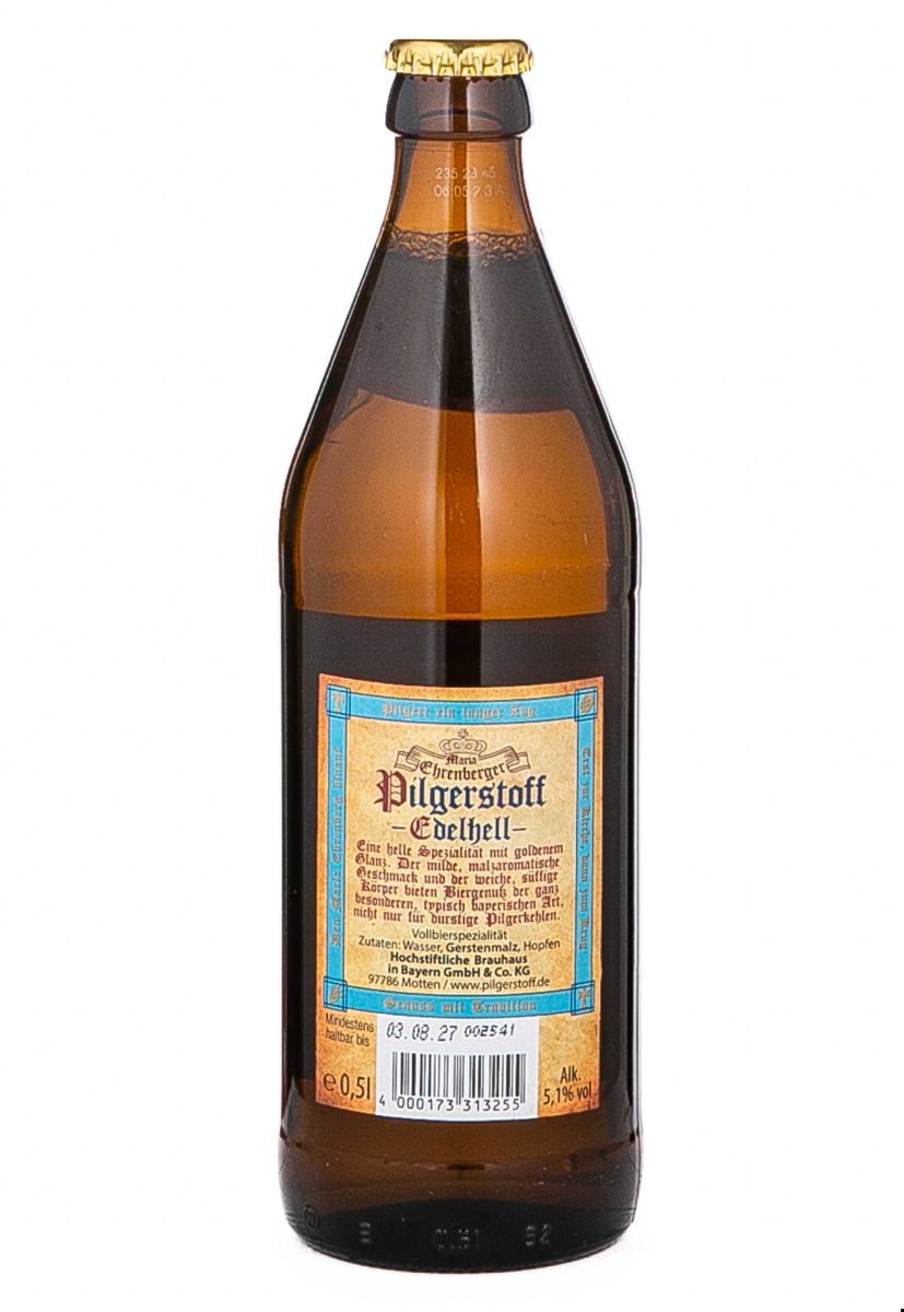 Пиво Pilgerstoff Edelhell светлое 0,5 л