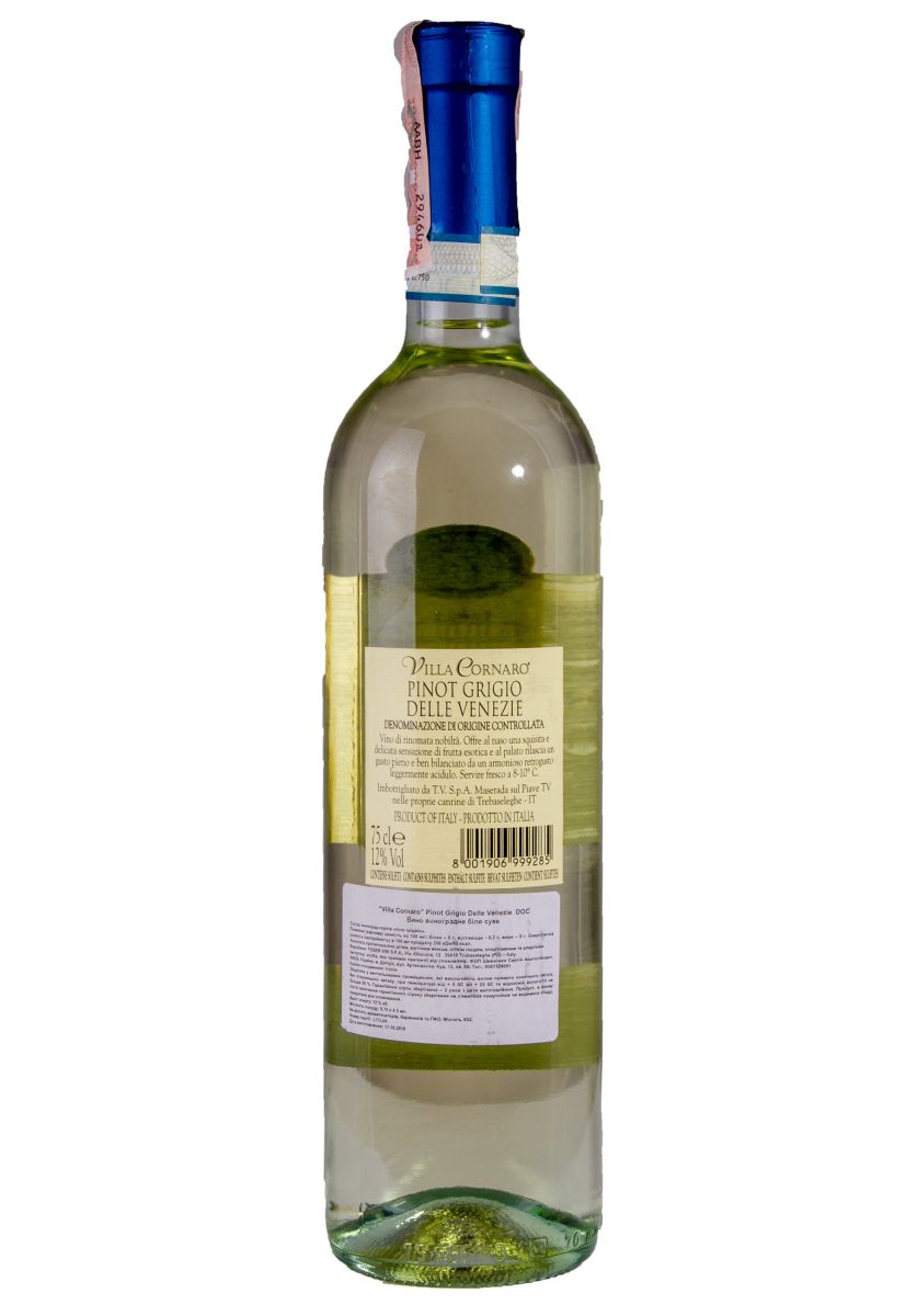 Вино Villa Cornaro Pinot Grigio 0.75 л