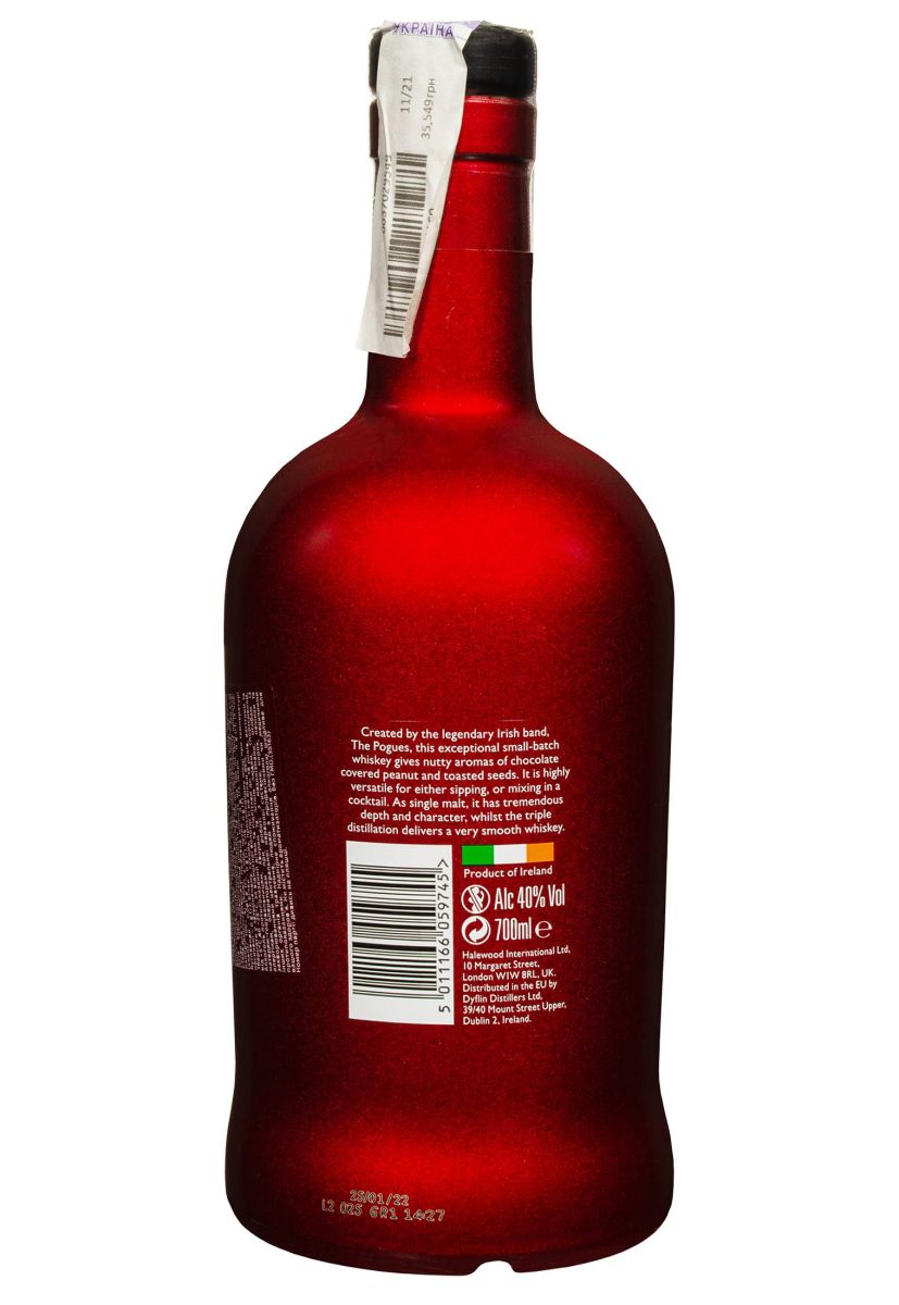 Виски The Pogues Single Malt Irish Whiskey 0,7 л