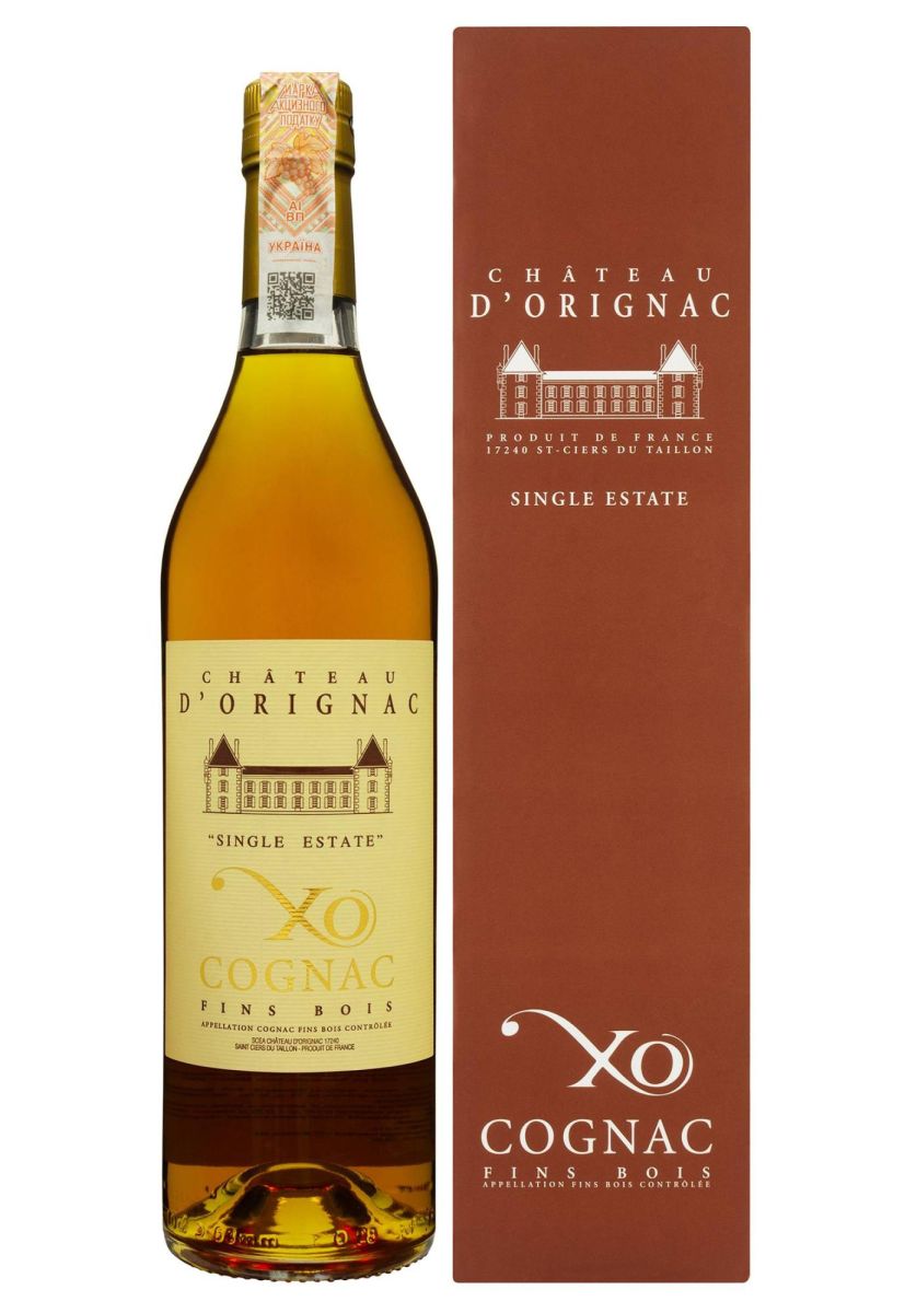 Коньяк Chateau d'Orignac Fins Bois X.O. в коробке 0.7 л