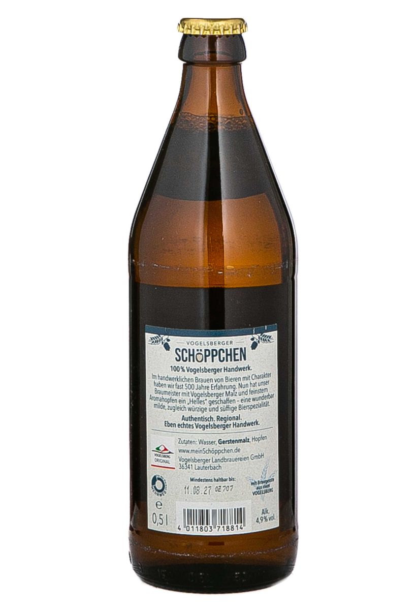 Пиво Schoppchen Helles светлое 0,5 л