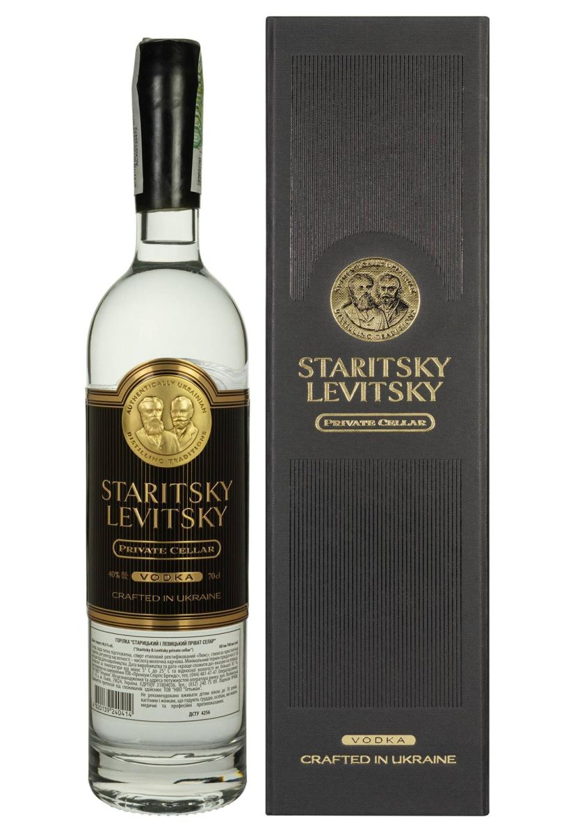 Водка Staritsky & Levitsky Private Cellar в коробке 40% 0.7 л