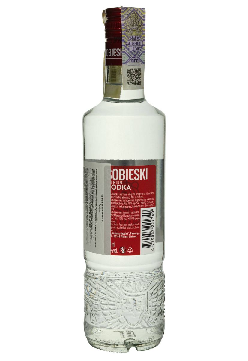 Водка Sobieski Premium 0.5 л