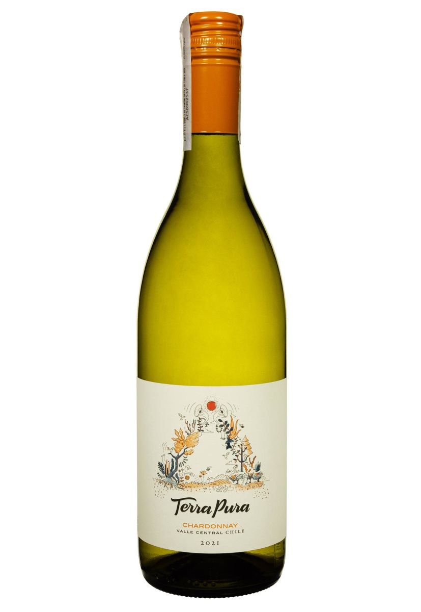 Вино Terra Pura Сhardonnay Белое Сухое 0,75 л
