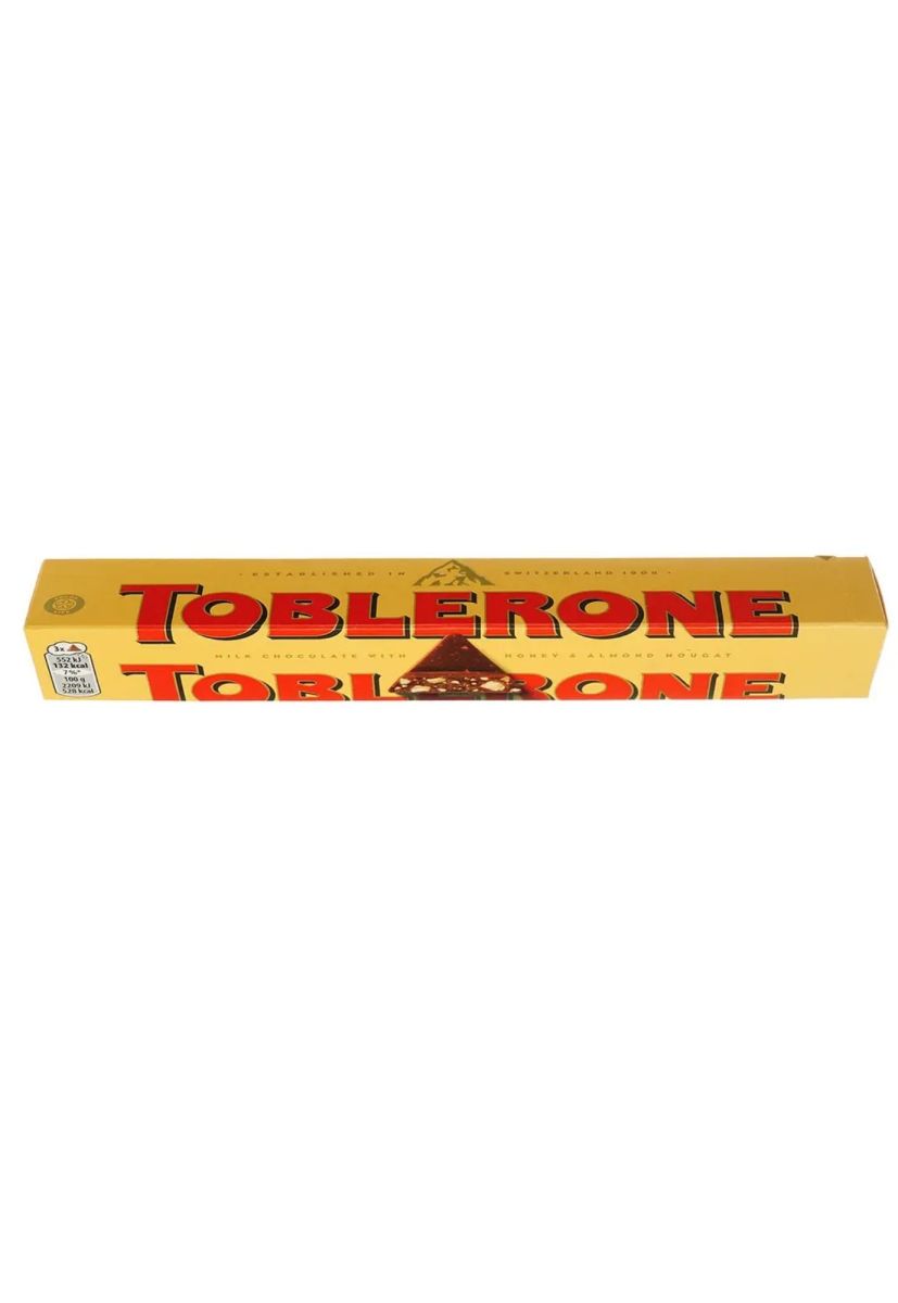 Шоколад Toblerone молочний з нугою з меду та мигдалю 100 г