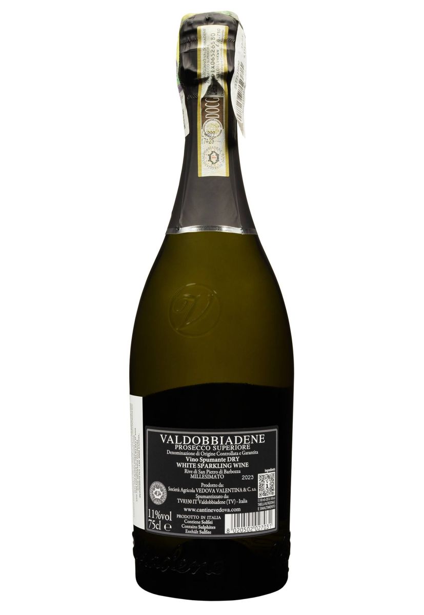 Vedova Valdobbiadene Prosecco Superiore Millesimato Dry Біле Сухе 0.75 л